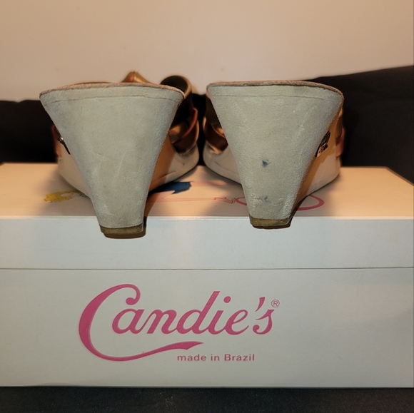 Candies Multi Color Strap Sandals - Picture 8 of 10